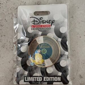 Disney Studio Store Hollywood DSSH Destination D23 Record Pin The Little Mermaid